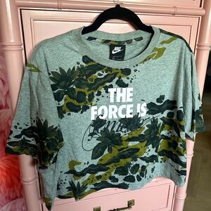 NWT Nike The Force is Female Crop Top